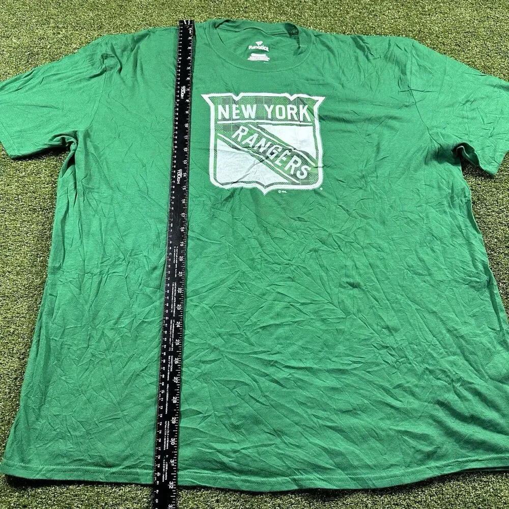 Fanatics NHL New York Rangers Logo Size 3XL Green NWOT Shirt